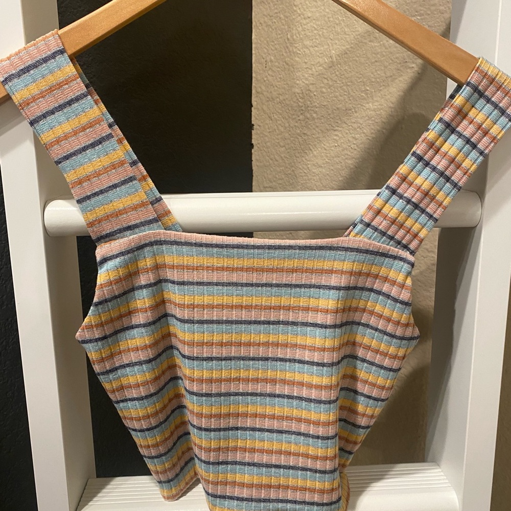American Eagle stripe tank
